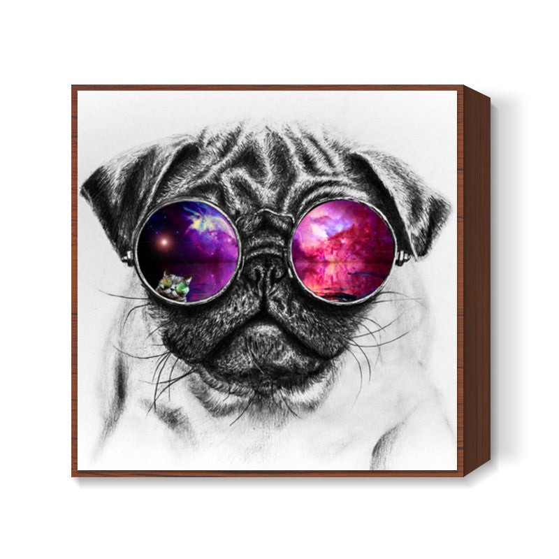 Sassy Dog Square Art Prints