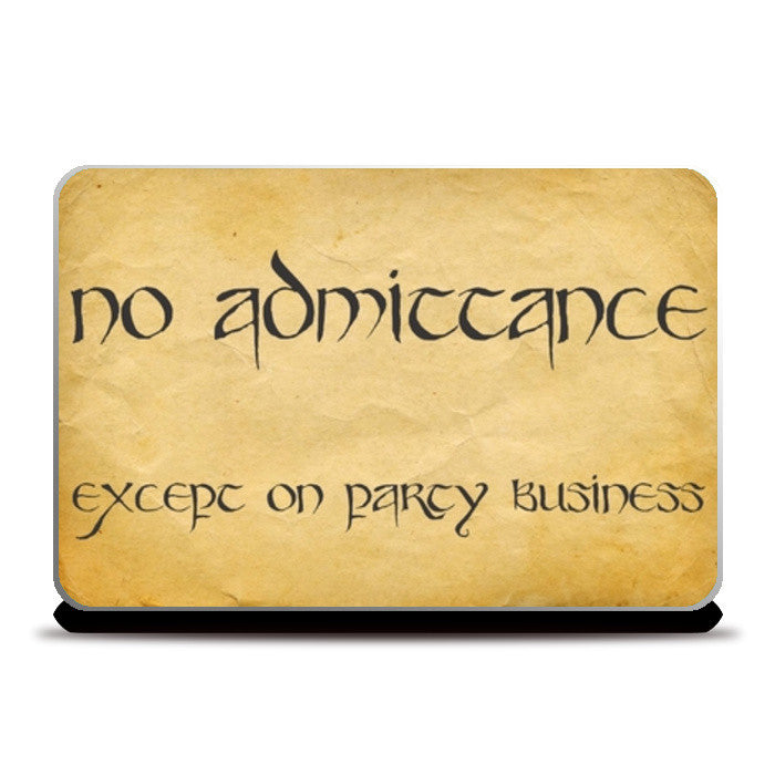 Lord of the rings Bilbo Baggins quotes Laptop Skins