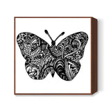 Zen Butterfly Square Art Prints