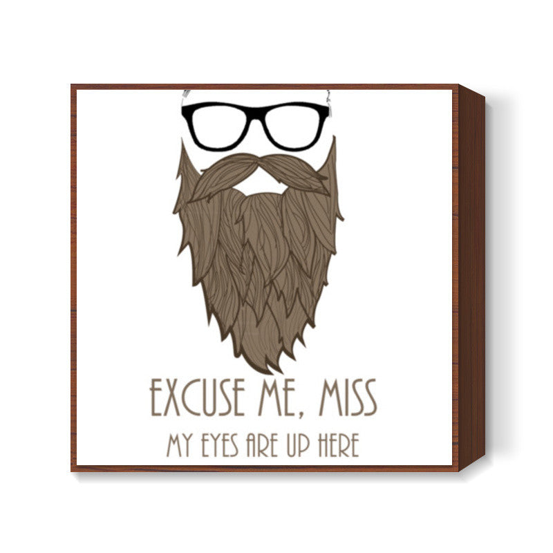 BEARD LOVE! Square Art Prints