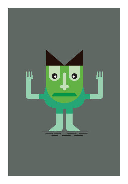 Modernistic Character Art PosterGully Specials
