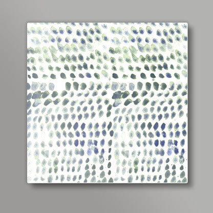 Flowing dots Square Art Prints