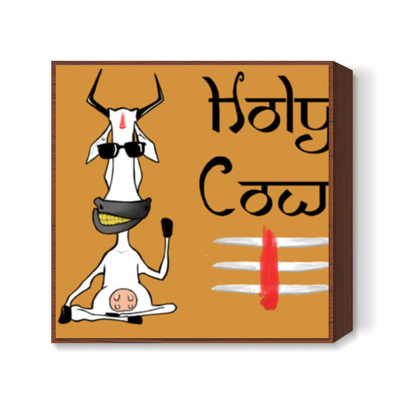 The Holy Cow! Square Art Prints