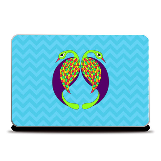 Peacock Love Laptop Skins