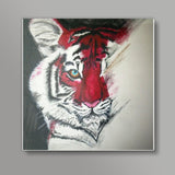 Save The Tiger  Square Art Prints