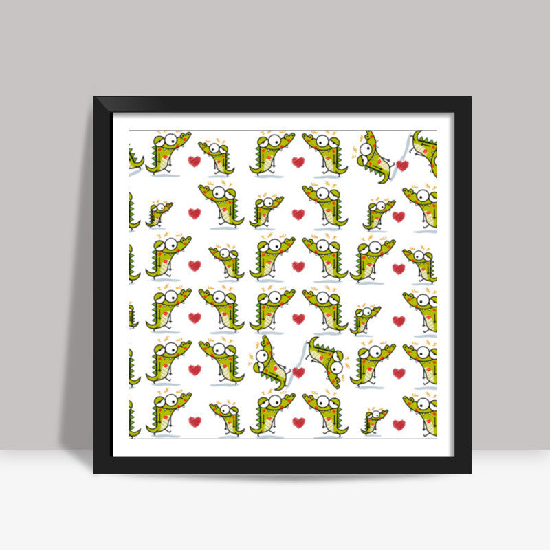 CROC LOVE! Square Art Prints