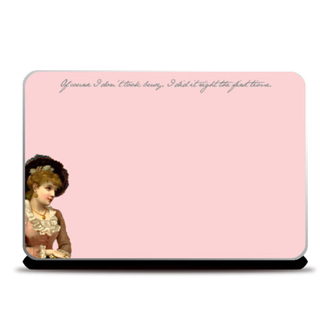 Funny work quotes Laptop Skins