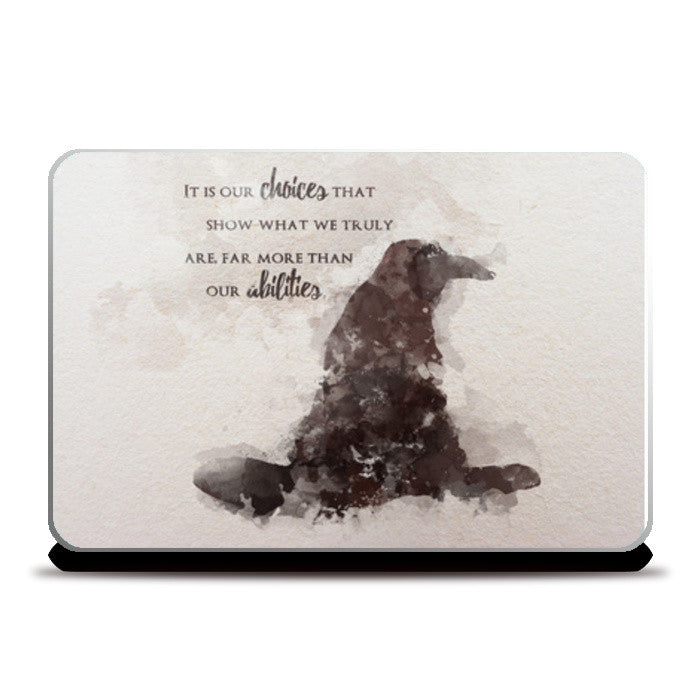 Harry Potter - Dumbledore quote Laptop Skins