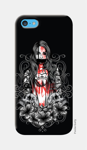 Girl With Tattoo iPhone 5c Cases