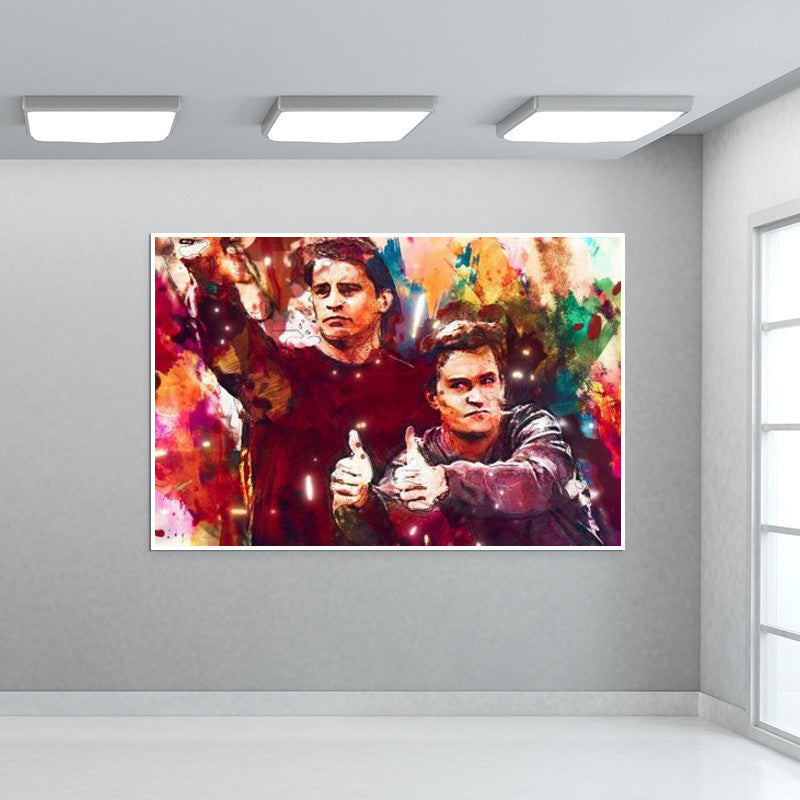 Joey and Chandler Wall Art | Malvika Asher