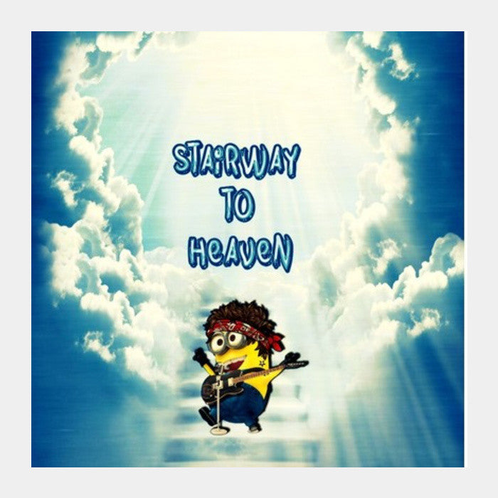 Minion - Stairway to Heaven Square Art Prints