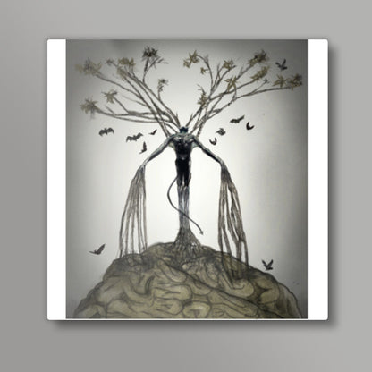 The Tree of Lust Square Art Prints