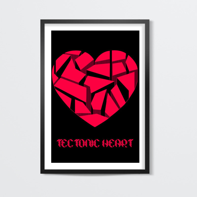 Tectonic Heart ! Wall Art