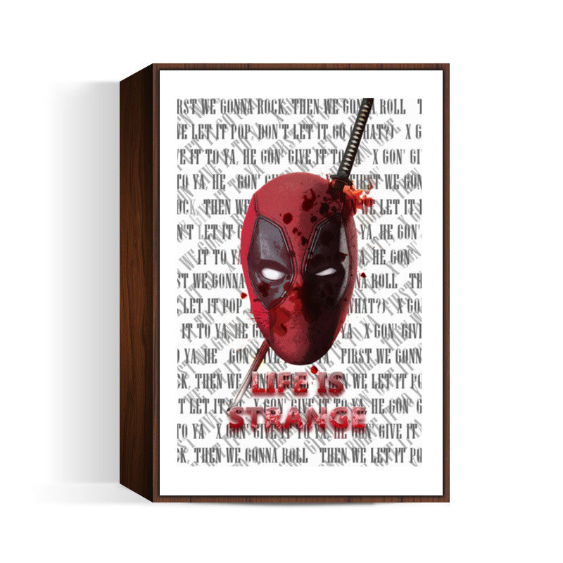 Deadpool s Life is strange Wall Art