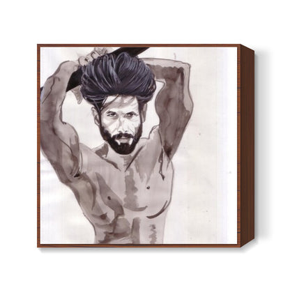 Shahid Kapoor has reinvented himself very well Square Art Prints