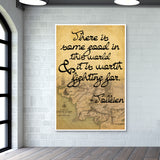 Lord of the rings middle earth frodo sam qoute Wall Art