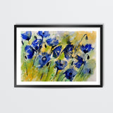 blue flowers Wall Art