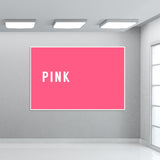 Pink Minimal Typography Wall Art