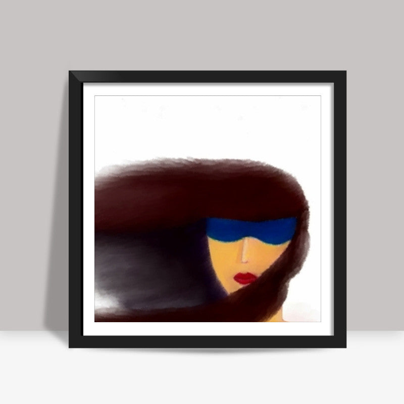 girl Square Art Prints