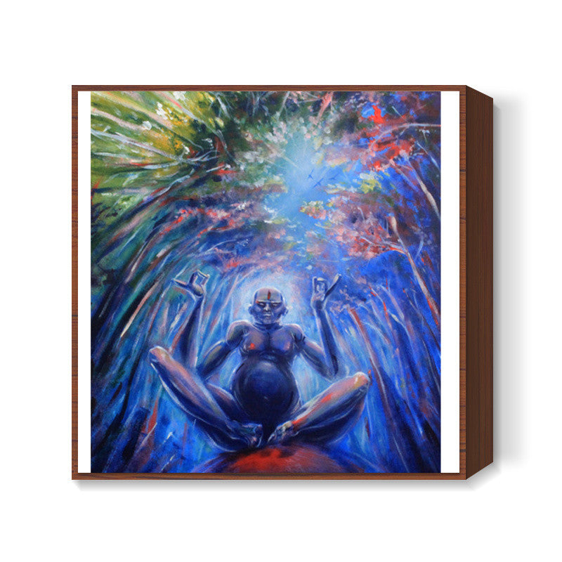 Meditate Square Art Prints