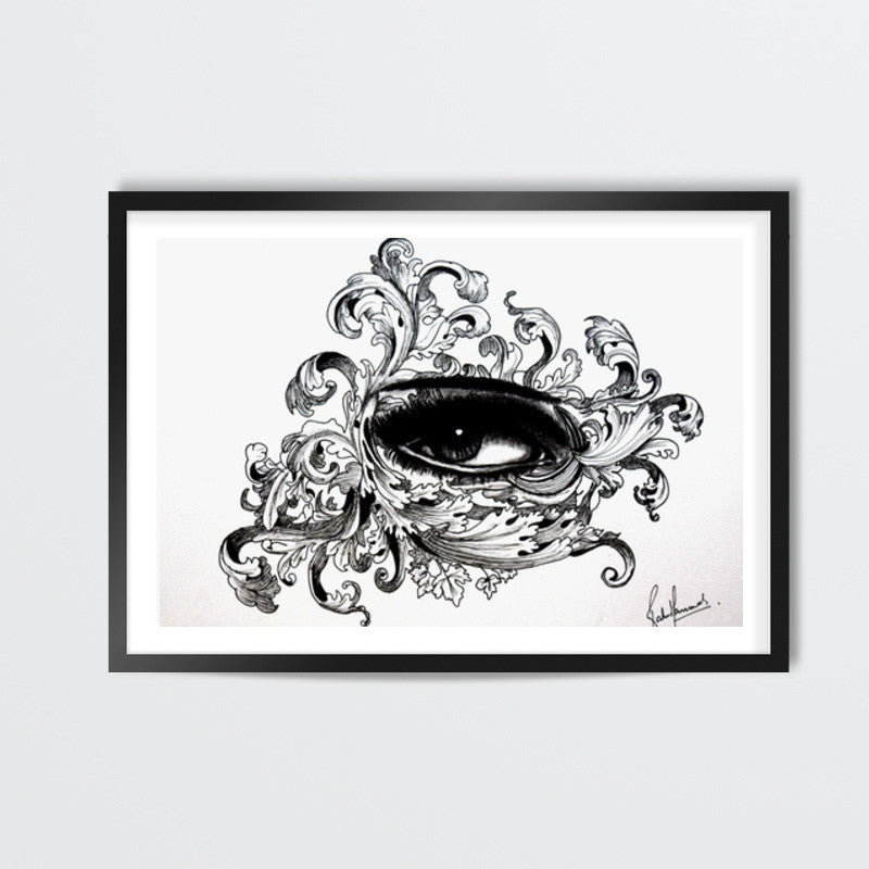 Eye Doodle Wall Art