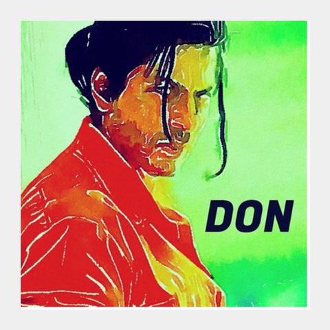 Shahrukh Khan as Don Square Art Prints