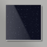 Night stars | Galaxy | Pattern Square Art Prints