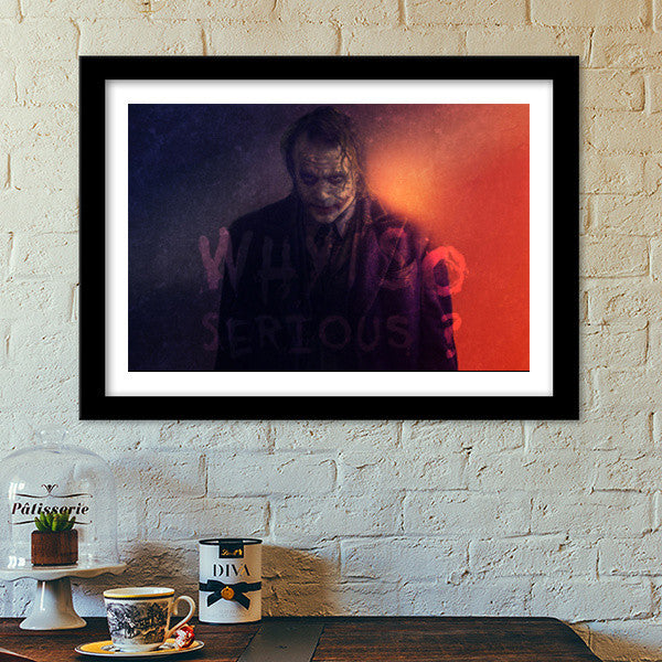 Joker | Why So Serious Premium Italian Wooden Frames