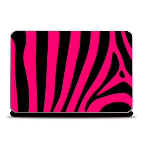 Pink Zebra Laptop Skins