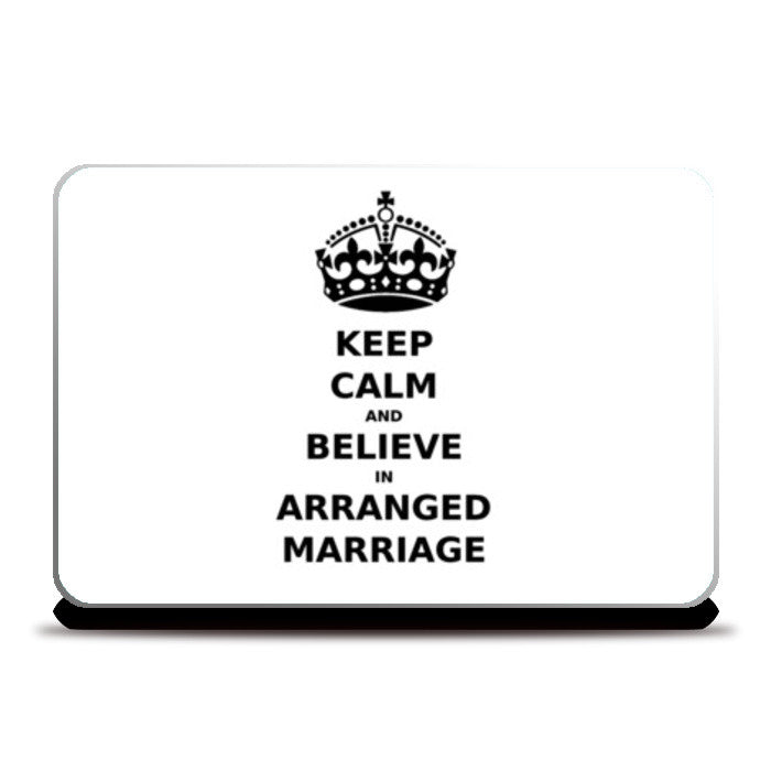 Laptop Skins, Keep Calm - Arranged Marriage Laptop Skin