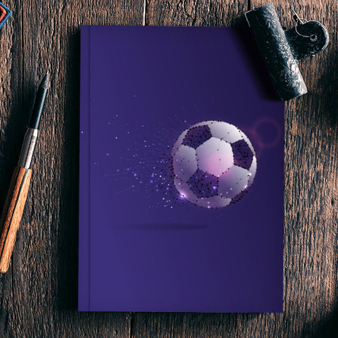 Football Artwork With Shining Lights | #Footballfan Notebook