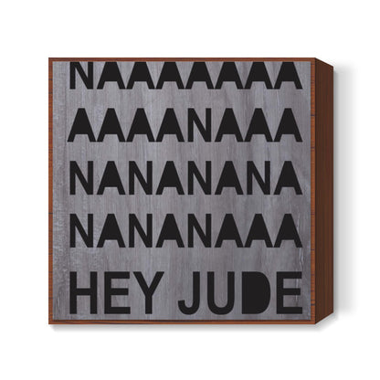 Beatles: Hey jude poster #rocklegends Square Art Prints
