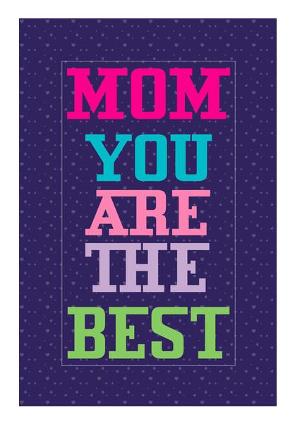 PosterGully Specials, Typography Mom The Best Wall Art