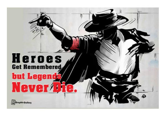 PosterGully Specials, Legends Never Die Wall Art
