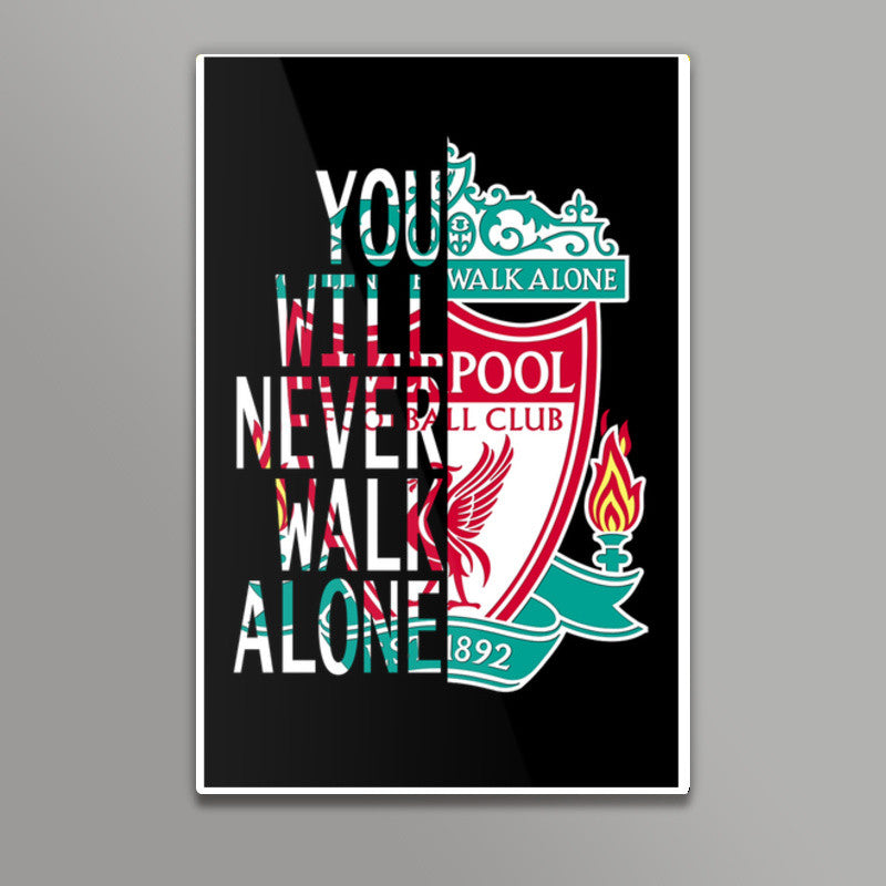 Liverpool Football Club - You will never walk alone Wall Art