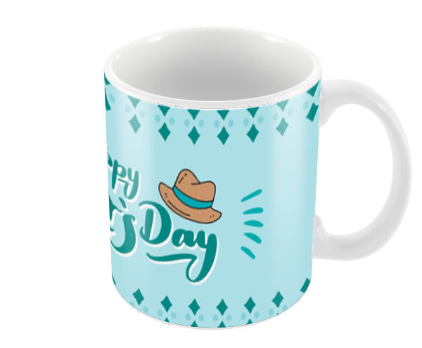 Happy Fathers Day With Cap | #Fathers Day Special  Coffee Mugs