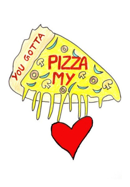 Pizza Love Art PosterGully Specials