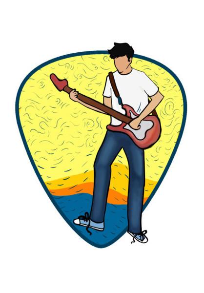 PosterGully Specials, The Guitarist Wall Art