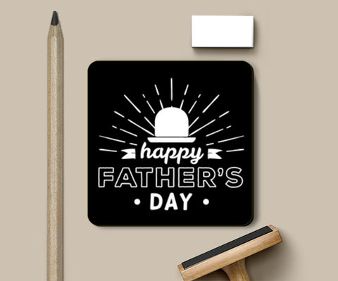 Happy Fathers Daddy Cap King | #Fathers Day Special  Coasters