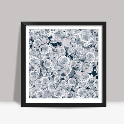 Bed of Roses 02 Square Art Prints