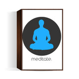 meditate - Zen Minimalist Art | Wall Art