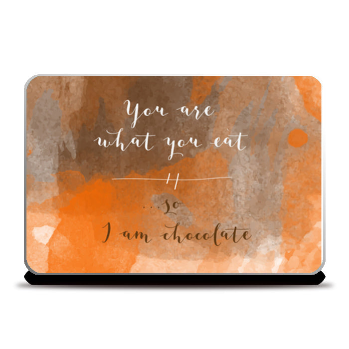 You Are What You Eat Laptop Skins