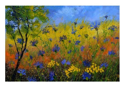PosterGully Specials, cornflowers 776110 Wall Art