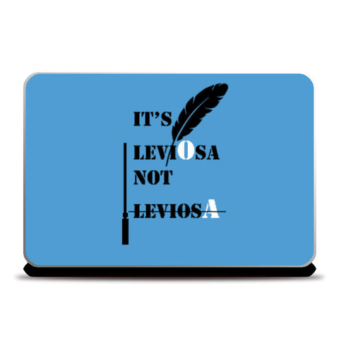 Laptop Skins, Its LeviOsa not LeviosA | Harry Potter Dialogues Laptop Skin