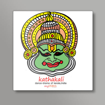 kathakali Square Art Prints