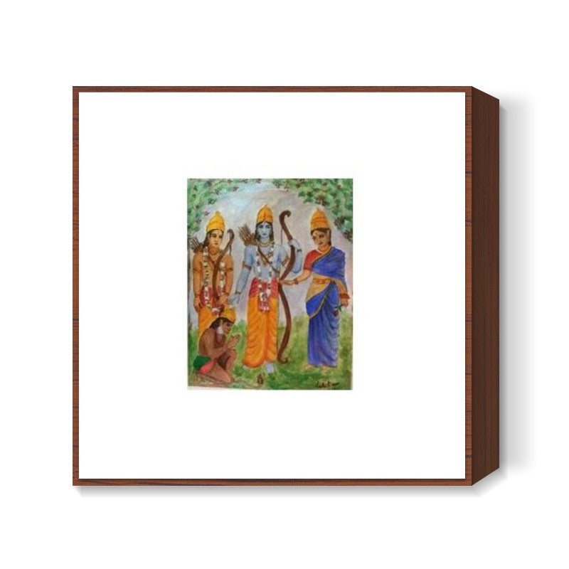 Sita, Ram, Lakshmane and Hanuman /artiste : Lalitavv