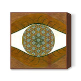 The Flower of Life within the Third Eye Square Art Prints