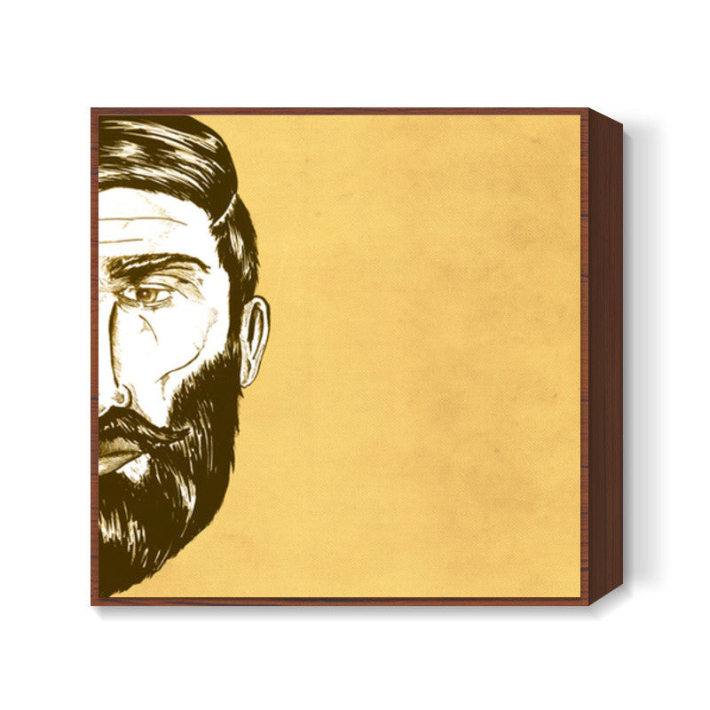 Bearded Square Art Prints
