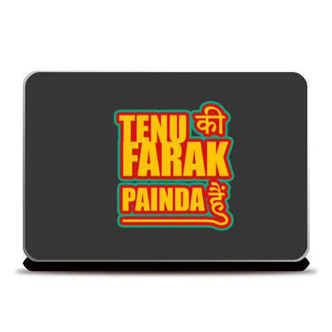Laptop Skins, tENU KI FARAK PAINDA HAIN ~ Punjabi  Laptop Skins