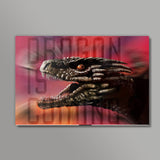 Dragon Is Coming | Game Of Thrones Wall Art